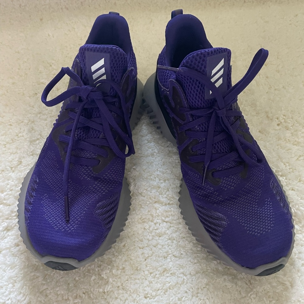 Adidas Alphabounce Beyond Team Shoes Purple/Gray Men 6 1/2 Women 8 Running Shoe